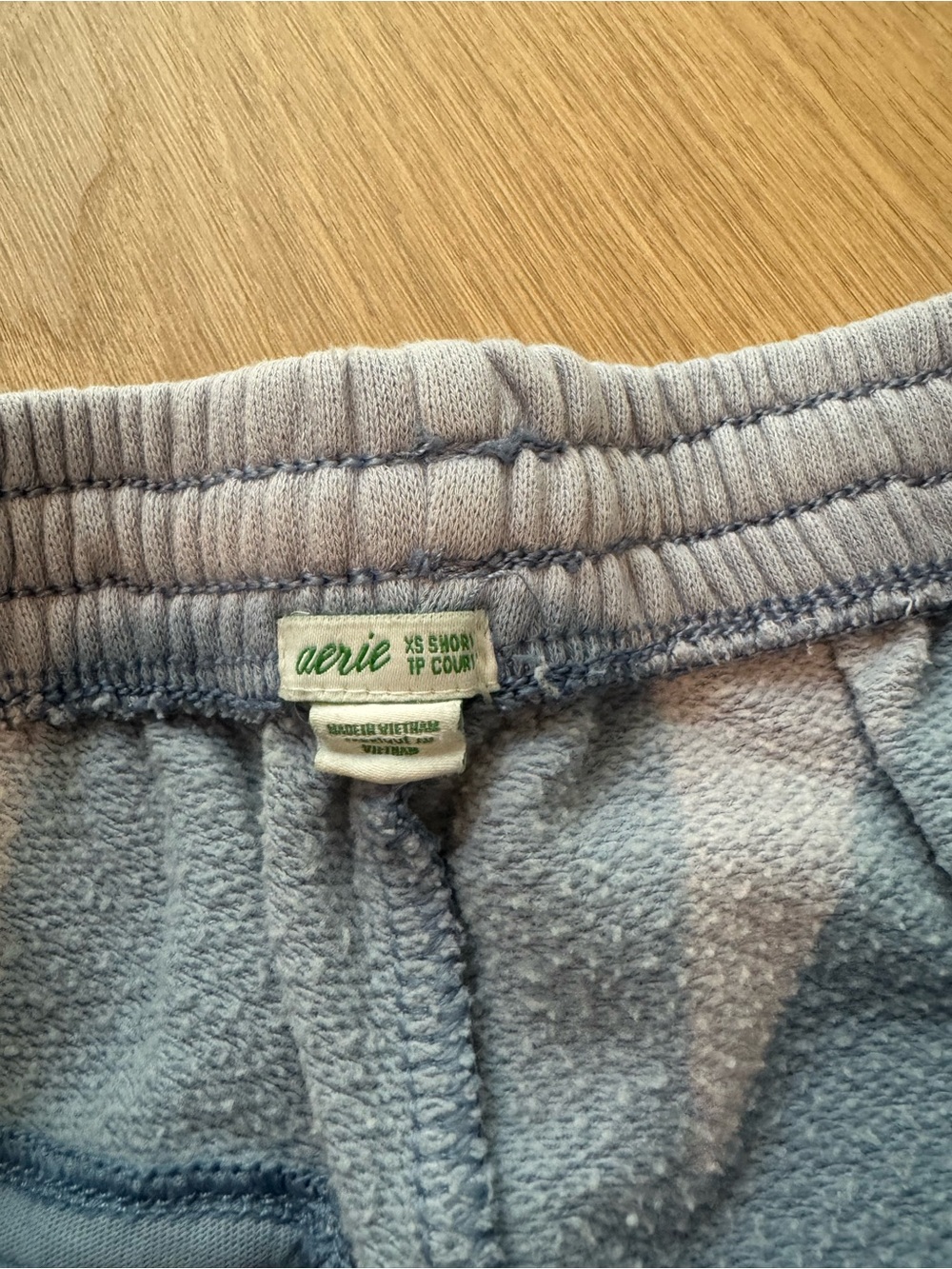 aerie Light Blue Drawstring Jogger Sweatpants Size XS - Picture 3 of 4